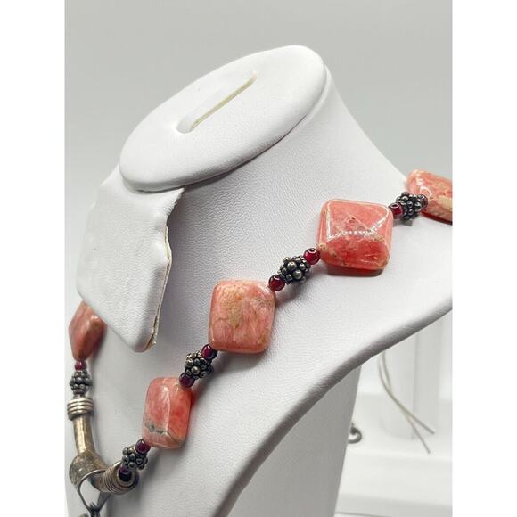 Rare Antique. Fine Sterling Silver .950 Tribal Ethnic Necklace & Owl Pendant - Picture 16 of 16